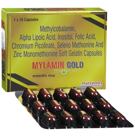 mylamin gold capsule 15's